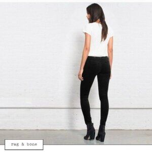 Rag & Bone Indigo Denim Leggings Skinny Distressed